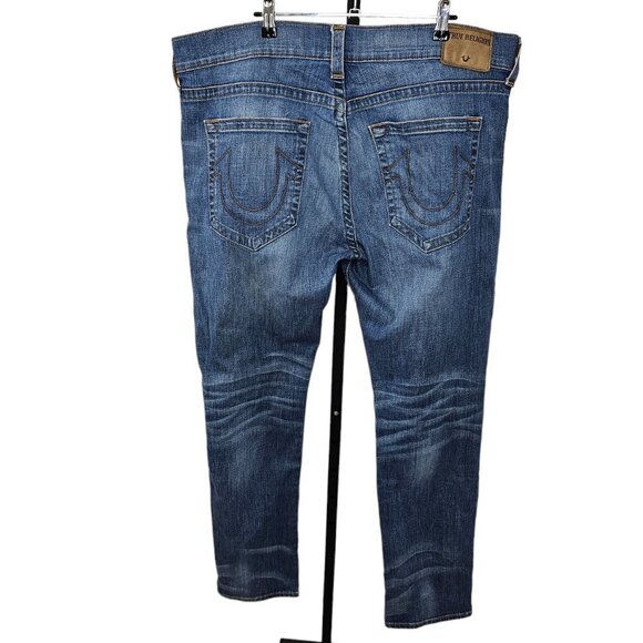 True Religion  Mens Geno Slim Relaxed Jeans Size 40 - Picture 8 of 11
